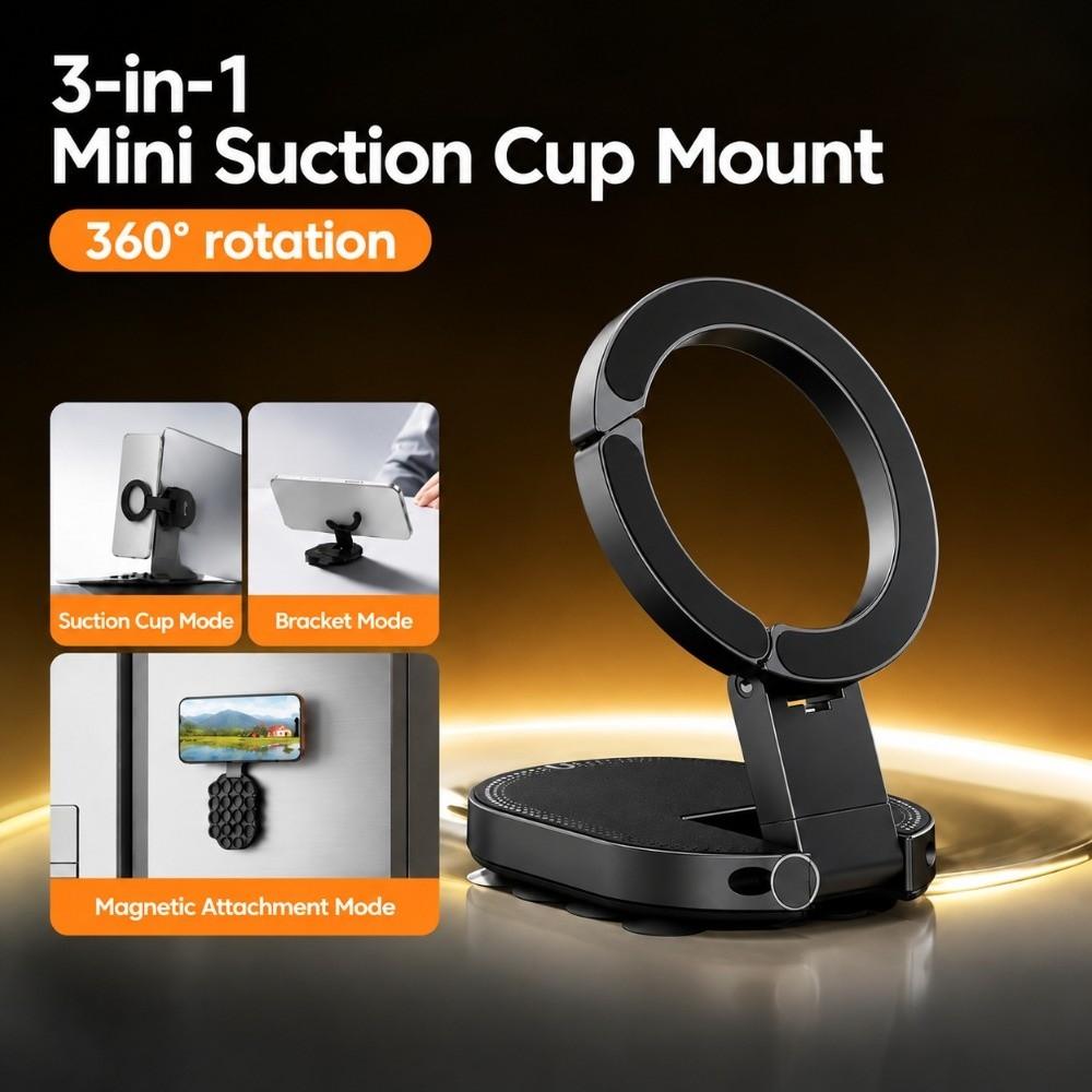 3-in-1 Magnetic Phone Holder Suction Cup Phone Mount Phone accessories Magnetic Phone Stand Gym
