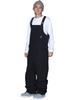 Namelessage Snowboard Bib Oversized Sizes and 9 6 Ski Snowboard Clothing Pants, Style, 23-24, Men's Women's, Stretch, Colors, Sizes, age-739BB, Black,