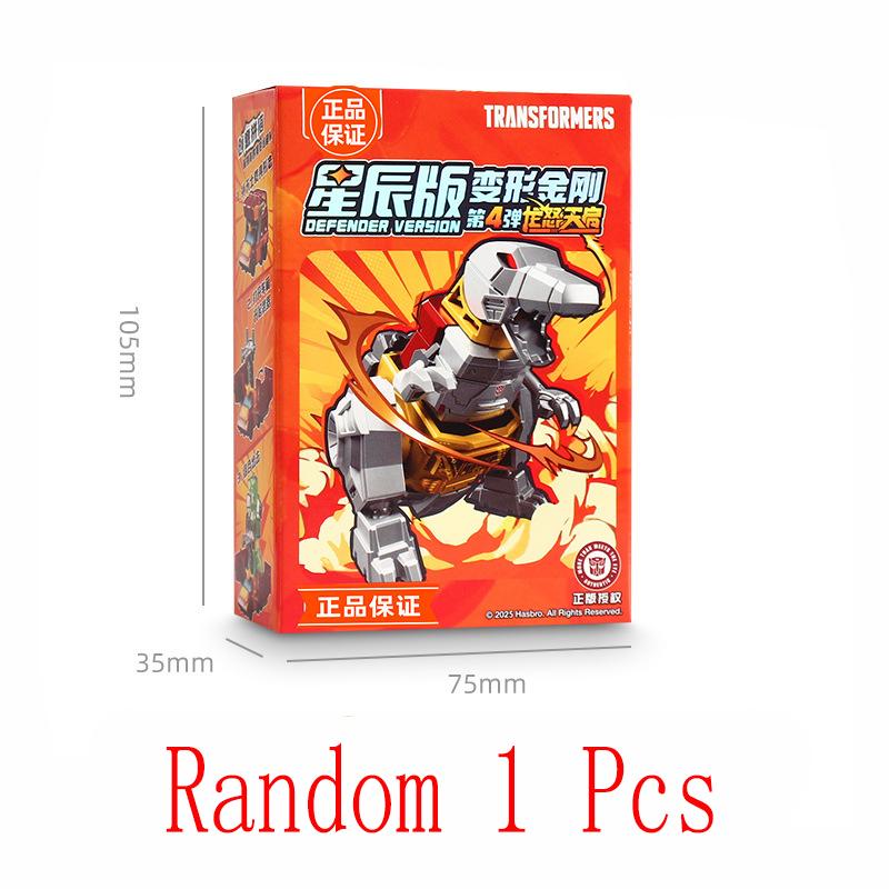 Giocattoli Originali Transformer Blind Box Versione Difensore 1 2 3 Optimus Prime Starscream Bumblebee Blocchi da Costruzione Action Figure