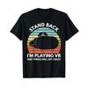 Virtual Reality Athlete Funny Vr Gamer Saying T Shirt Vintage Versatile Top For Everyday Wear Slightly Comfortable
