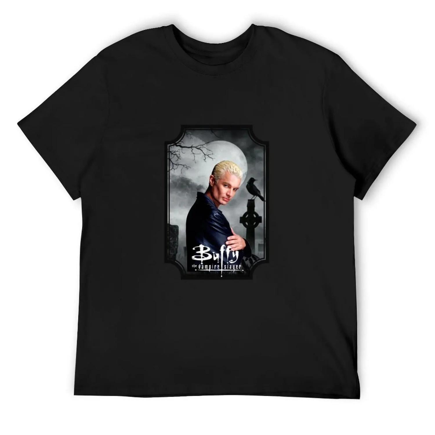 BUFFY - SPIKE T-Shirt Aesthetic clothing summer 2025 hippie clothes mens designer clothes S