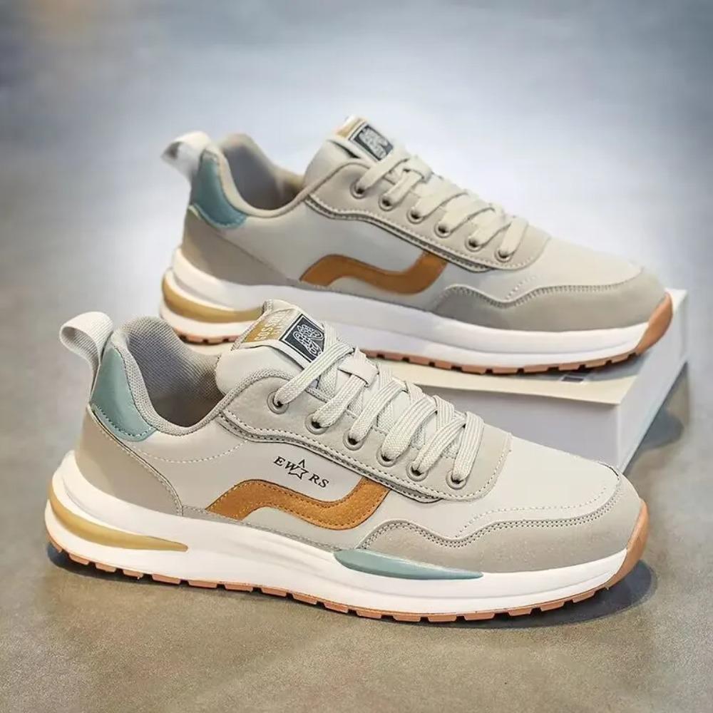 Men's Shoes 2025 Spring Breathable Running Sports Shoes Trend Versatile Casual Shoes Thick Soled Men's Dad Trendy Shoes