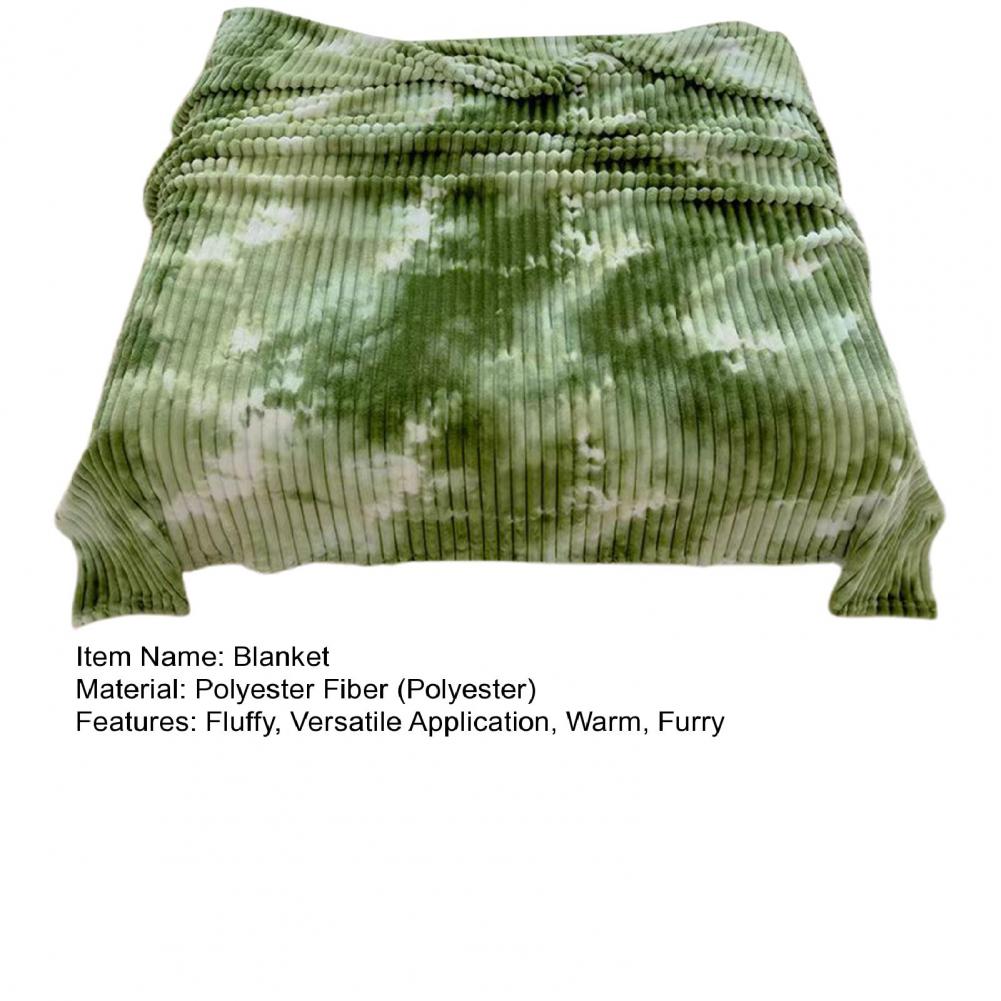 Furry Throw Blanket Fluffy Thick Bubble Blanket Cozy Warm Striped Plush Blanket For Couch Sofa Bedroom Living Room Winter Use