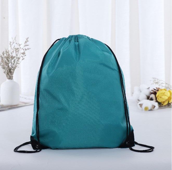 Custom Double Shoulder Polyester Drawstring Backpack for Events or Marathon