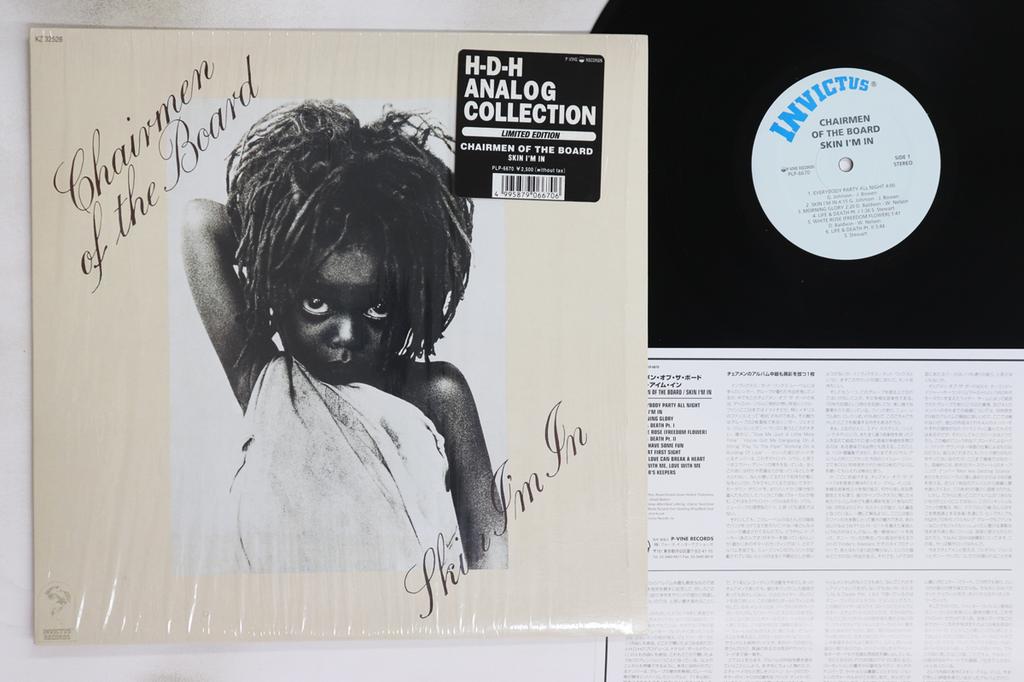 LP Record CHAIRMEN OF THE BOARD  Skin Im In PLP6670 PVINE 1996 Japan Rock Used