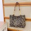 New Korean bag women's casual fashion leopard print messenger bag tote bag lazy versatile retro shoulder bag