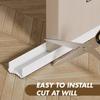 Self Adhesive PVC Door Bottom Seal Strip 1M for Wind Noise Dust Proof Weather Stripping for Interior and Exterior Doors