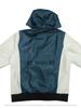 Herren Klassische Jacke Handgemachter Hoodie Marineblau Lammleder Echtes Biker