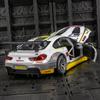 1:24 BMW M6 GT3 Alloy Sports Car Model Diecasts Metal Toy Racing Car Model Sound and Light Collection Childrens Gifts X40