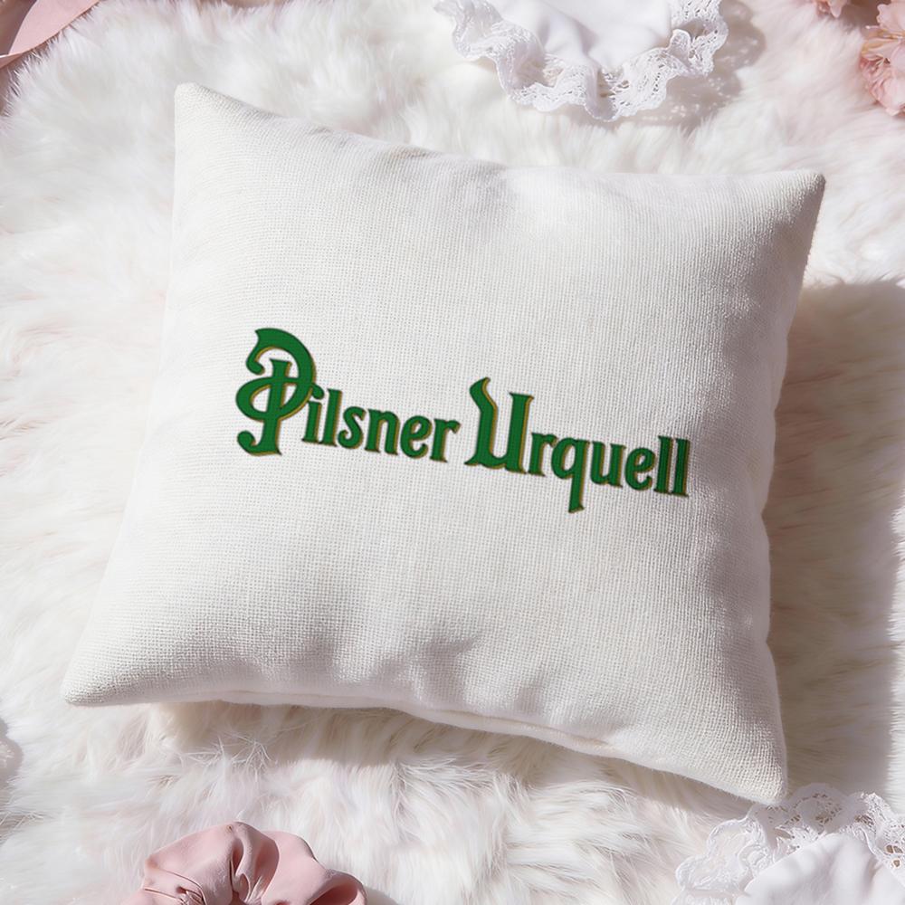 Federa Cuscino P-Pilsner U-Urquell Comfort Premium Reversibile - Design Due in Uno per Qualsiasi Stanza e Interno Auto