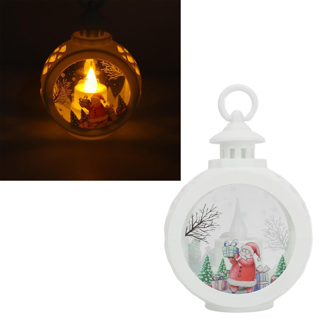 Weihnachtslaterne Vintage Exquisite Textur Festliche Hängelaterne für Desktop-Ornament Partydekoration