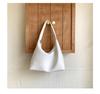 Korean Vintage Style Soft Leather Women's Tote: Fashionable, Niche Design, Large Capacity Shoulder Dumpling Bag for 2025 Commutes