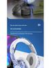 Trendy Bluetooth 5.2 Over-Ear Headphones with LED Lights and Foldable Design