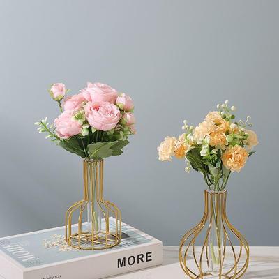 Vază Minimalistă din Sticlă Transparentă pentru Aranjamente Florale Creative în Living sau Săli de Mese