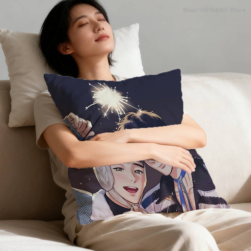 BJ A-Alex Comic Throw Pillow Case For 45x45cm 40x40cm 55x55cm 50x50cm 30x30cm Square Car Pillowcase Shell