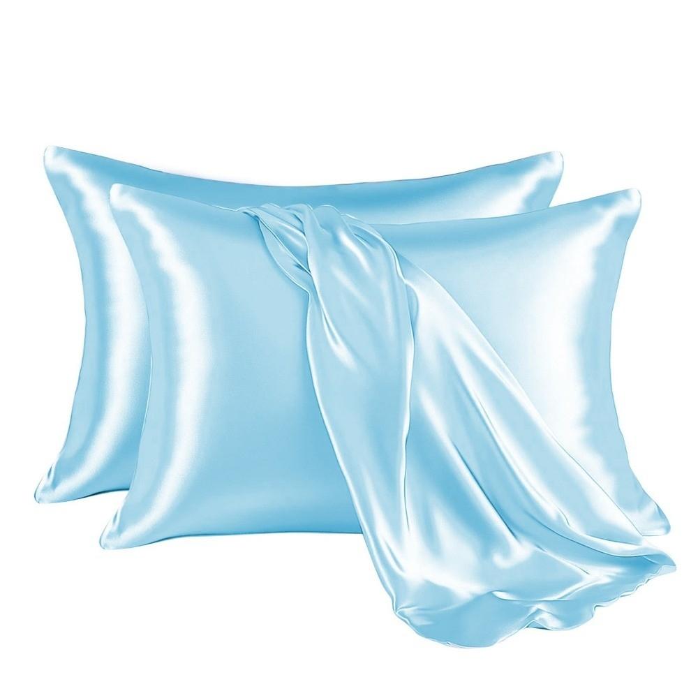 Moisture-Wicking Satin Pillow Cases Soft Breathable Pillowcase Bedding Pillow Covers  Skin Care