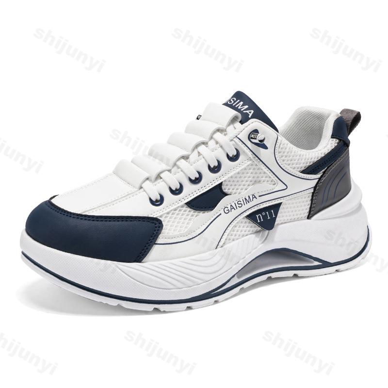 Fashion New Men's Shoes Spring 2025 Mesh Breathable Casual Sports Casual Shoes Versatile Thick Sole Height Increasing Chunky sneakers