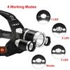 T6 Powerful Headlamp Rechargeable Led Headlight 90° Adjustable Torch Outdoor Fishing Hunting Camping Portable Flashlight Lantern