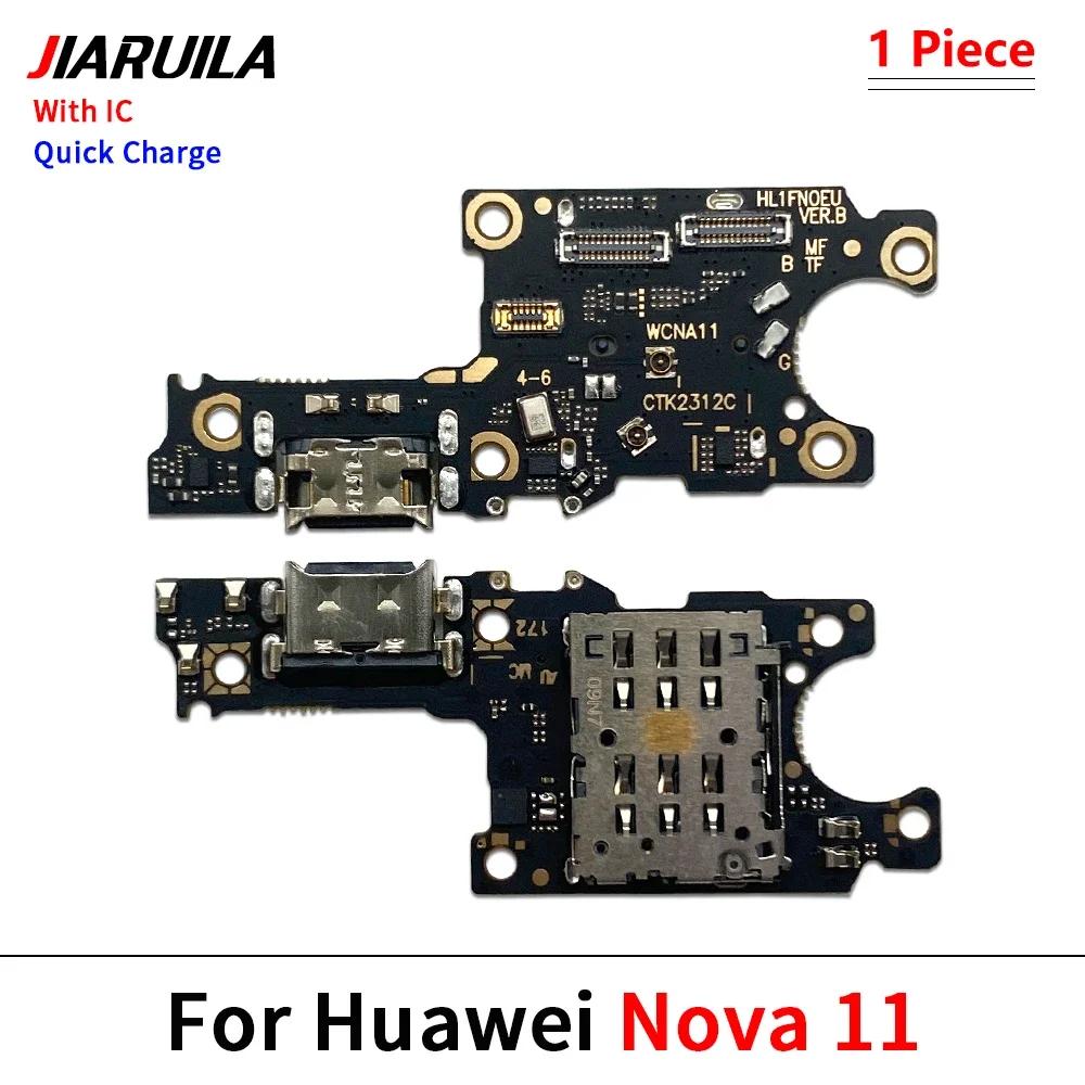 For Huawei Nova 10 Pro 10 Se 10Z 11i 11 12 Pro Y60 Y90 Y70 Y72 USB Charging Port Dock Charger Plug Connector Board Flex Cable