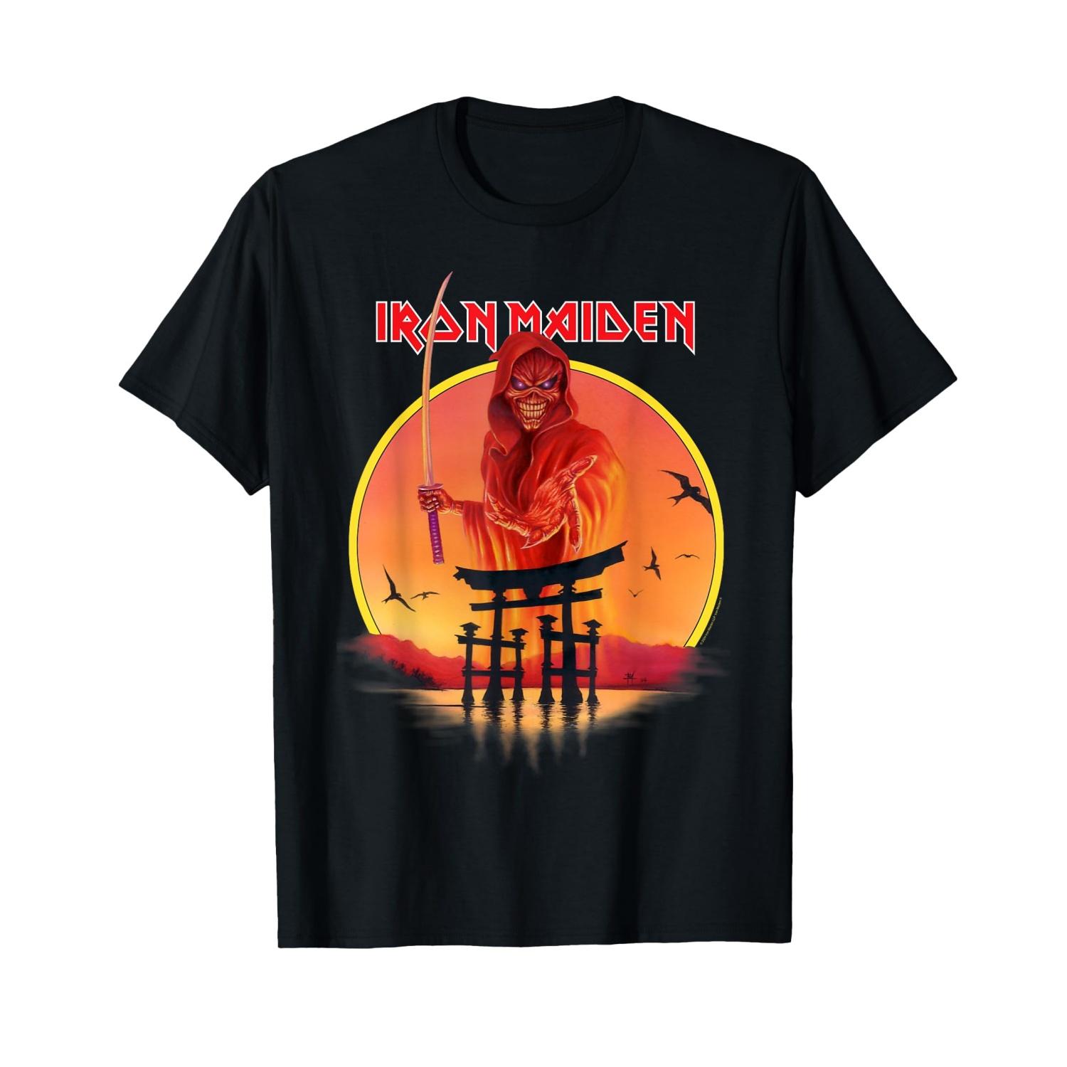 Футболка Iron Maiden Orange Eddie Japan S чёрный