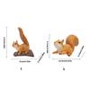 Squirrel Trees Huggers Outdoor Decors Squirrel Figurine Garden Statue Whimsicality Tree Peekers Sculpture Yard Ornament