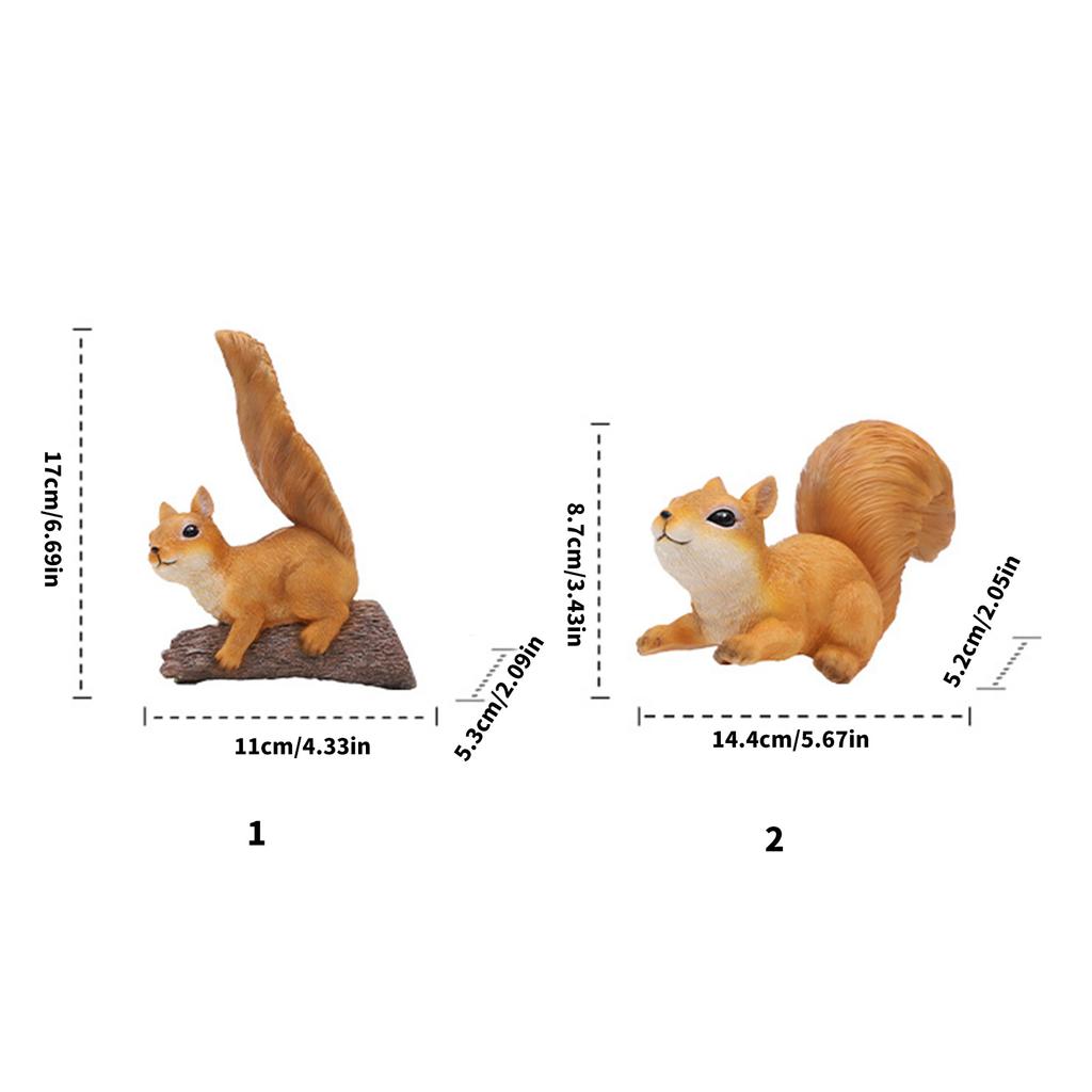Squirrel Trees Huggers Outdoor Decors Squirrel Figurine Garden Statue Whimsicality Tree Peekers Sculpture Yard Ornament