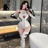 Asuka EVA Battlesuit: Rei Ayanami Nylon Cosplay Lingerie Bodysuit