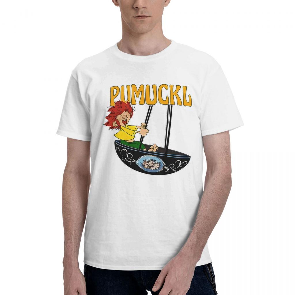 Pumuckl Schaukel 100 Baumwolle Lässig Atmungsaktiv Bequem Kleidung Lustige Ugus T-Shirts Lustiges Geschenk