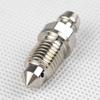 Universal CNC M10x18 Pitch 1.0/1.25mm Motorcycle Brake Calipers Bleed Screw Nipple Oil Hose Oil Drain Nozzle Bolt With Dust Cap