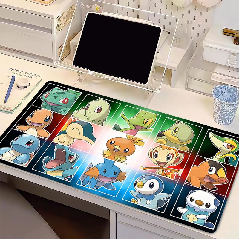High-Quality Mouse Pad P-Pokemon Computer Laptop Anime Keyboard Mouse Mat xxl Mousepad Keyboards Pad Gamers Decoracion Desk Mat