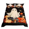 Pastel Pumpkin Bedding - Spooky Pastel Halloween by Patricia_lima - Spooky Ghosts Cotton Sateen Duvet Cover Or Pillow Shams by S