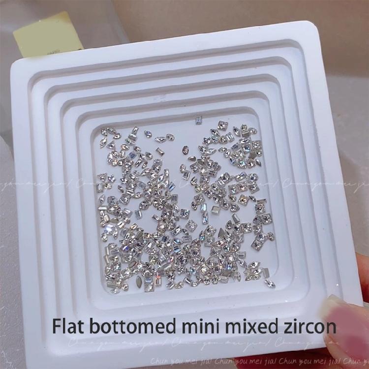 Nail Rhinestones Irregular Shaped Nail Charms Crystal Gems Nails Art Decoration