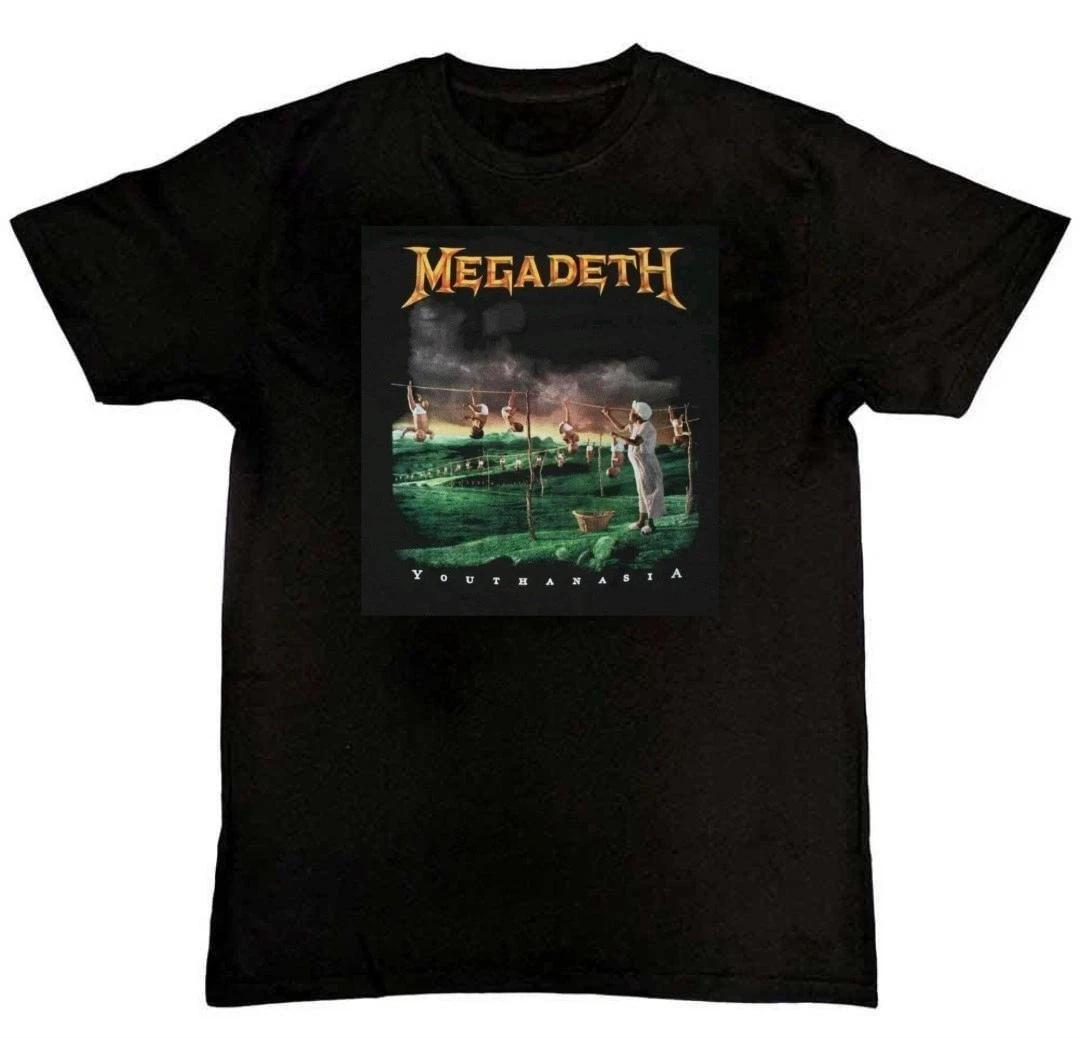 New Megadeth Youthanasia Graphic Print Unisex Mens T-Shirt S M L XL 2 3 4 XL XXXL