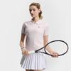 Fila Tennis Fashion Minimalist Classic Versatile Casual Sports Comfortable Short Sleeve Knitted Polo Shirt Women tops Dusty-Pink A11W613109FPK