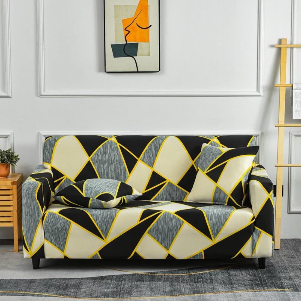 Universal Stretchable Couch Cover Set for Single Double Triple Seater Sofa Full Coverage Slipcovers