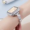 Diamond strap suitable for Apple Watch strap 40mm 44mm 38mm 45/41/ 49mm 42mm metal bracelet iWatch series se 7 6 3 5 Ultra 2 8 9