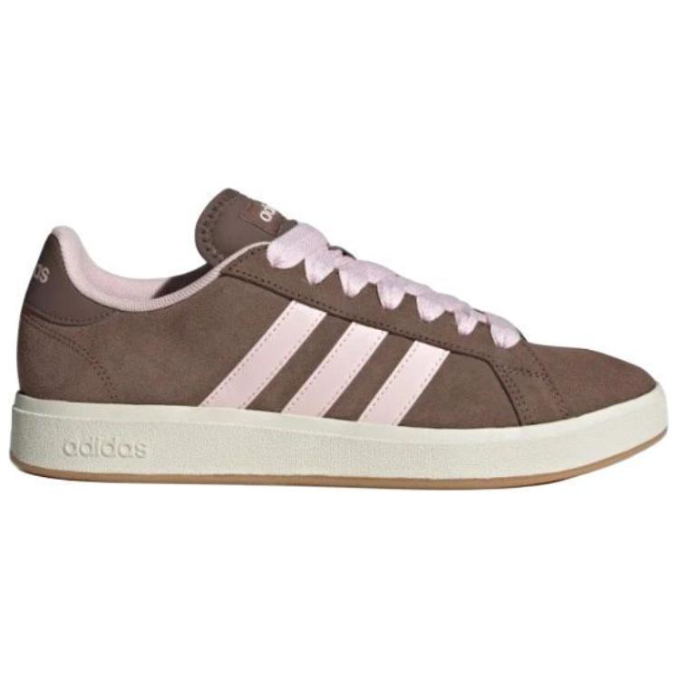 Adidas Grand Court Base 00s Earth Strata Átlátszó Rózsaszín Unisex Cipők Barna Off-White JR7075