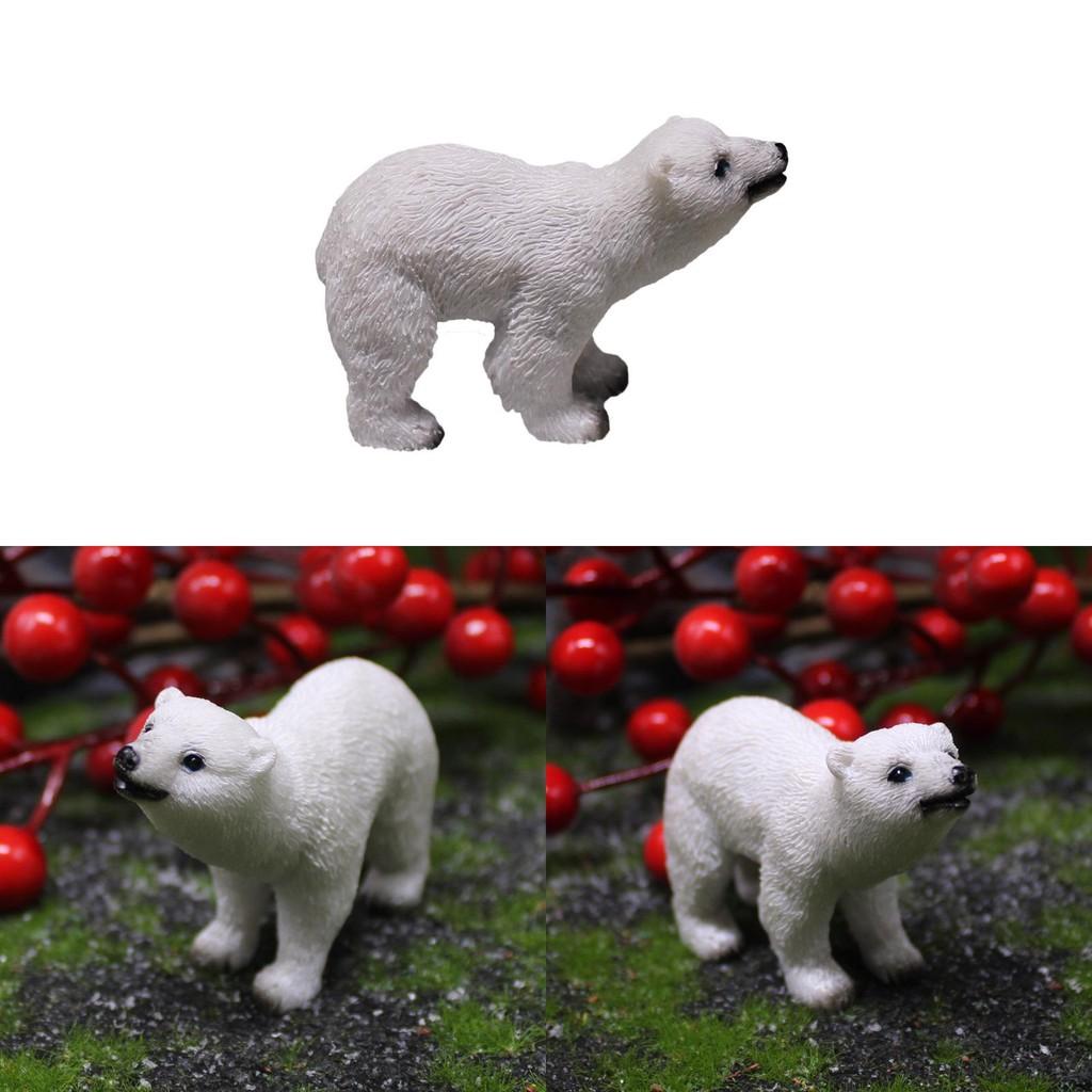 Arctic Resin Bear Garden Miniature With Cute Animal Design For Home Decor Gifts