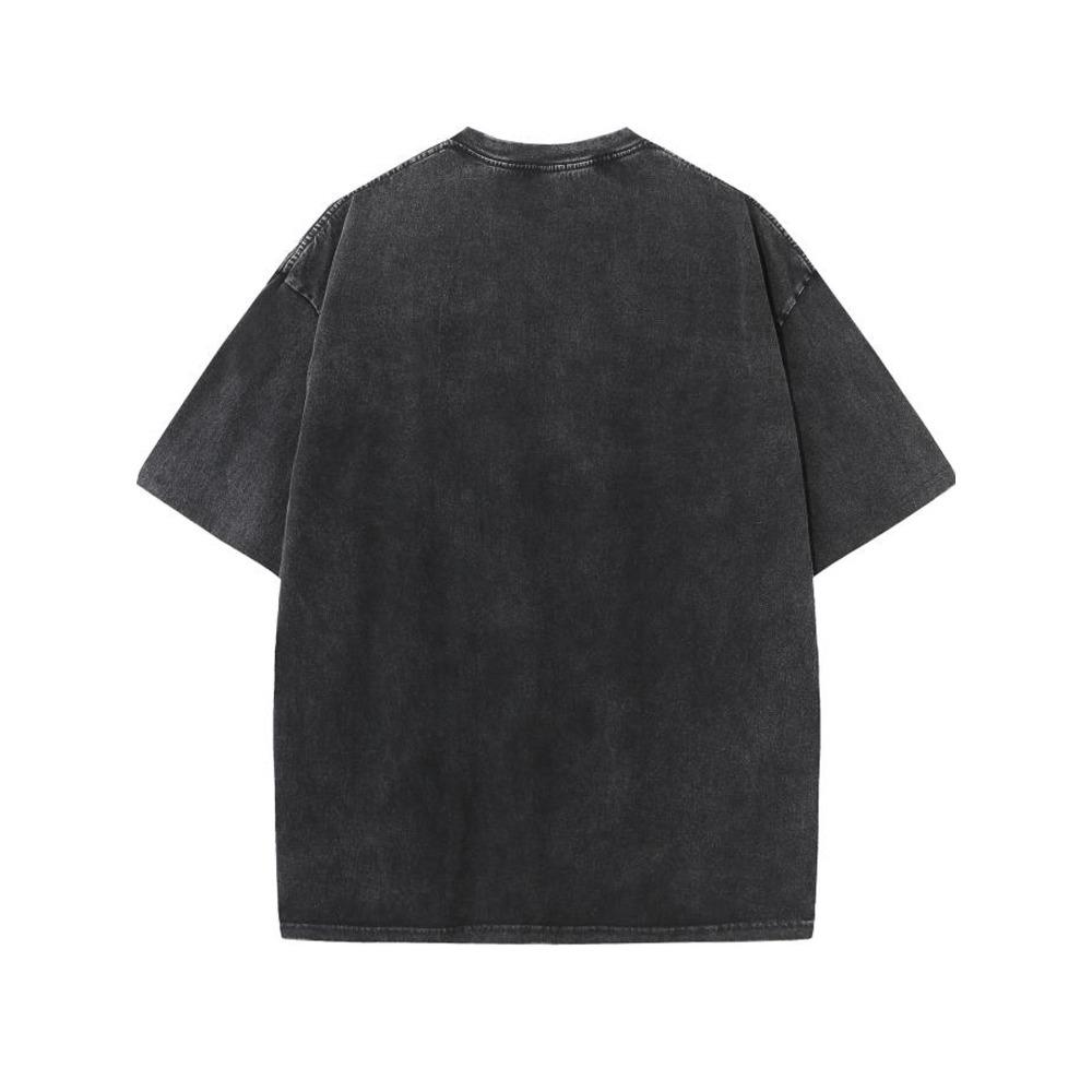 Horses Trio Standing Silhouettes Black, Men's Vintage Short Sleeve Crew Neck Comfortable Pure Cotton Top Versatile Tee
