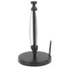 Paper Towel Holder with Damping Effect Stainless Steel Punch Free Single Hand Operable Paper Towel Stand for Home Black