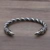 Vintage Nordic Viking Raven Bracelet Men Fashion Opening Adjustable Wristband Cuff Odin Crow Viking Bracelet Jewelry Gift