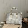 Retro Printing New Fashion Simple Large Capacity Tote Bag Trendy Hand Carry Commuter Women Tote Bag