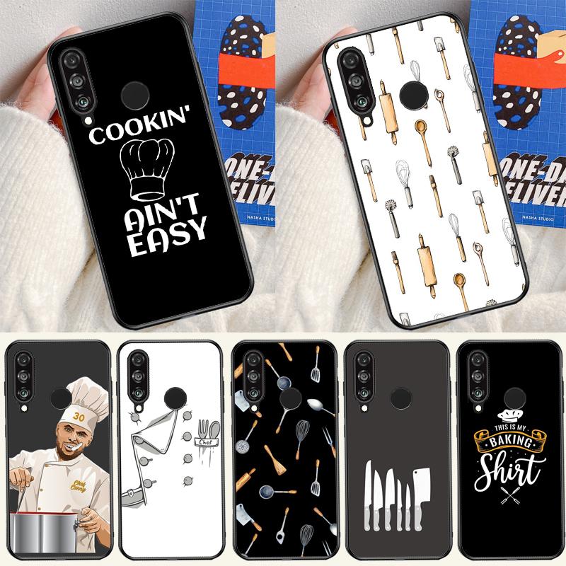 Cozinhar Cozinheiro Chefe Para Huawei Nova 9 10 SE 12i 12s 11i 5T Y91 Y90 Y60 Y70 Y72 Y61 P60 Pro P20 P30 P40 Lite Capa