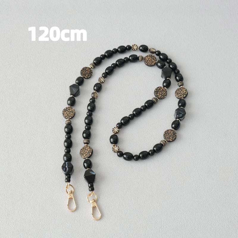 New Fashion Woman Bag Accessory Detachable Candy Beaded Chains Cute Acrylic Luxury Strap Women Elegant Bag Shoulder Handle Chain