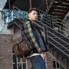 Handmade Cowhide Korean Backpack Men's Casual Trend School Bag College Style Personalized Leather Men's Bag