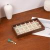 23X13X3CM Jewelry Tray Walnut Material Flannel Lining Jewelry Storage Box Exquisite Design Large Capacity Storage Tray