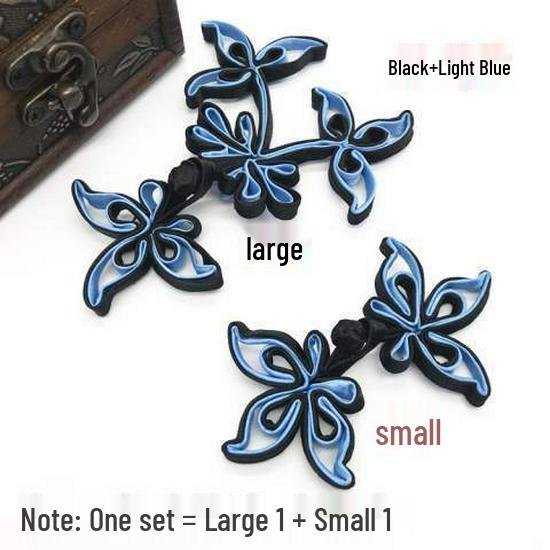 Ręcznie robione guziki Żabki 3D: Retro Kwiatowy Cheongsam Garnitur Tang Dekoracja