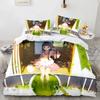 Anime Kotori Itsuka Cosplay Printed Bed Set Duvet Cover Pillowcase Bedding Set Bed Linen Sheet Quilt Cover Full Queen King Size