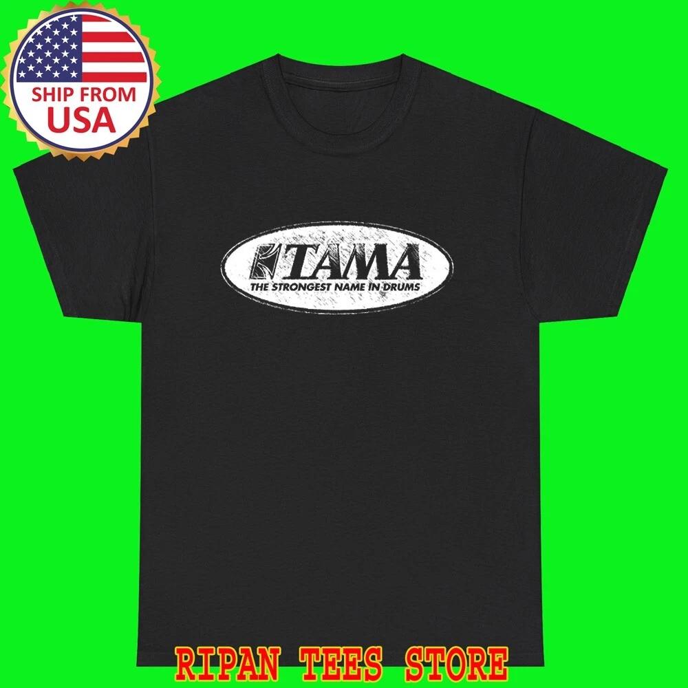 TAMA Drums Cymbals Men s Black T-Shirt Tee Top Unisex XL