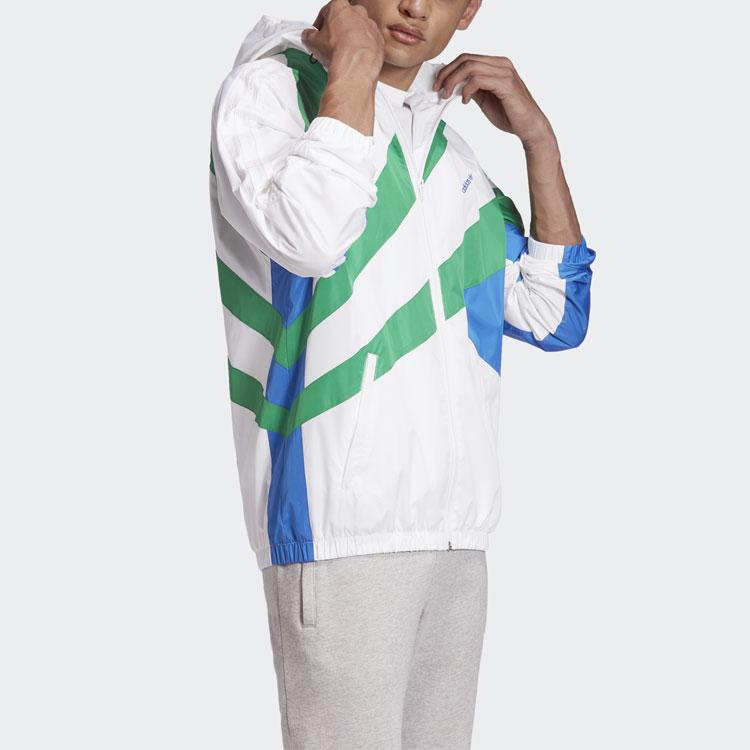 Adidas Originals Trefoil SPRT US WB 2 Casual Sports Jacket Men Jackets White GJ6731